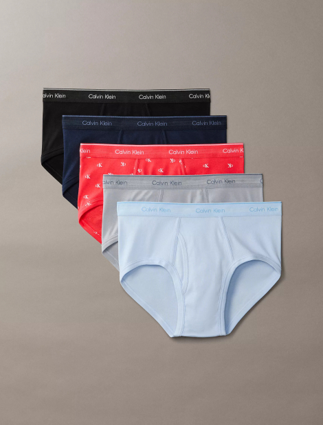 Набор мужских трусов Calvin Klein брифы 5 шт 1160915139 (Разные цвета M)