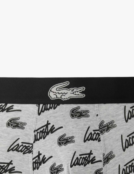 Чоловічі труси боксери Lacoste 1161215413 (Сірий XL)