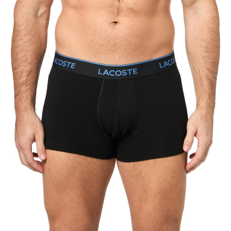 Набор фирменных мужских трусов Lacoste боксеры 3 шт 1161224893 (Черный S)