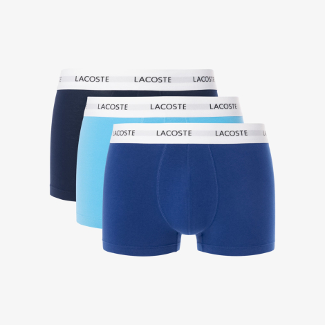 Набір чоловічих трусів Lacoste транки 3 шт. 1161323776 (Синій M)