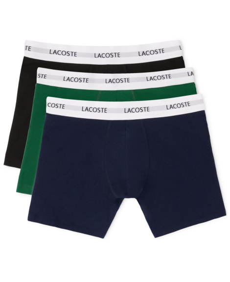 Набор мужских трусов Lacoste боксеры 3 шт 1161252783 (Разные цвета M)