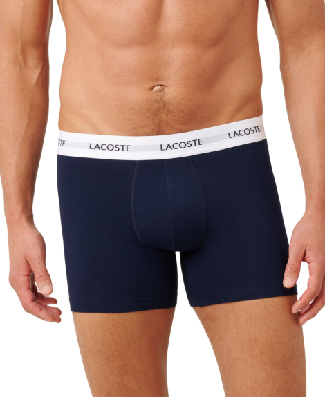 Набір чоловічих трусів Lacoste боксери 3 шт 1161252783 (Різні кольори M)