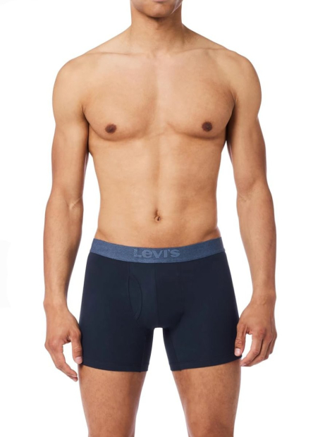 Набір чоловічих трусів боксерів Levi's 5 шт 1161314525 (Синій XL)