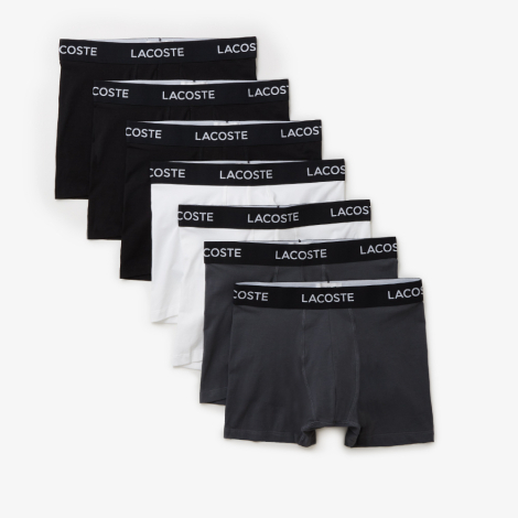 Набор мужских трусов Lacoste транки 7 шт 1161390991 (Разные цвета 3XL)