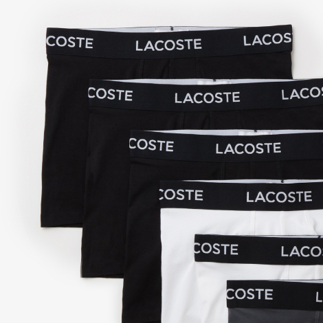Набор мужских трусов Lacoste транки 7 шт 1161390991 (Разные цвета 3XL)