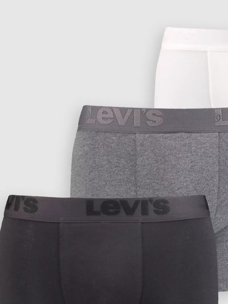 Набір чоловічих трусів боксерів Levi's 3 шт 1162139250 (Різні кольори XL)