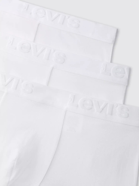 Набор мужских трусов боксеров Levi's 3 шт 1162242137 (Белый M)