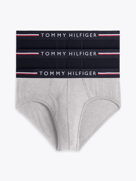 Набор мужских трусов Tommy Hilfiger брифы 1162575892 (Синий/Серый XL)