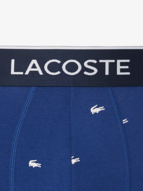 Набор мужских трусов Lacoste транки 3 шт 1162771021 (Разные цвета XL)