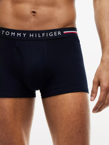 Набір чоловічих трусів Tommy Hilfiger транки 3 шт. 1162945292 (Синій/Сірий M)
