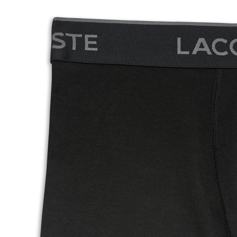 Набор мужских трусов Lacoste боксеры 3 шт 1163184813 (Черный XXL)