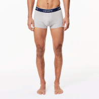 Фирменные мужские трусы транки Lacoste набор 1159843252 (Серый 3XL)