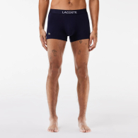 Фирменные мужские трусы транки Lacoste набор 1159843263 (Синий/Красный XXL)
