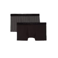 Набор мужских трусов Emporio Armani транки 1159847050 (Черный/Серый XL)