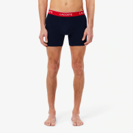 Набор фирменных мужских трусов Lacoste боксеры 1159848273 (Синий L)
