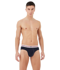 Чоловічі труси брифи Emporio Armani набір 3 шт 1159849256 (Синій XL)
