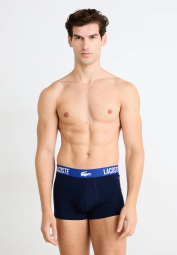 Фирменные мужские трусы транки Lacoste 1159850021 (Синий M)