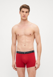 Мужские трусы транки Armani Exchange набор 1159850970 (Красный/Серый M)