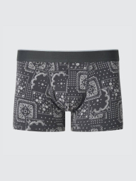 Чоловічі труси-боксери UNIQLO з принтом 1159853352 (Сірий XXL)