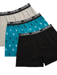 Набір чоловічих трусів US Polo Assn боксери 3 шт 1159853425 (Різні кольори XL)