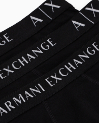 Набор мужских трусов Armani Exchange транки 3 шт 1159854167 (Черный M)