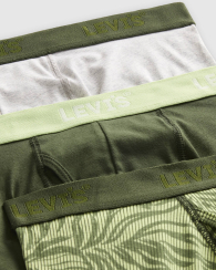 Трусы мужские боксеры Levi's набор 1159857657 (Серый/Зеленый M)