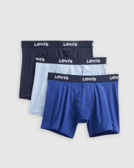 Набор мужских трусов боксеров Levi's 3 шт 1159857738 (Синий/Голубой L)