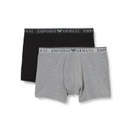 Набор мужских трусов Emporio Armani боксеры 2шт 1159858552 (Черный/Серый M)