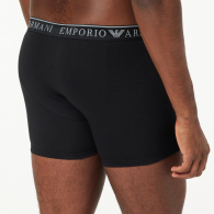 Набор мужских трусов Emporio Armani боксеры 2шт 1159858552 (Черный/Серый M)