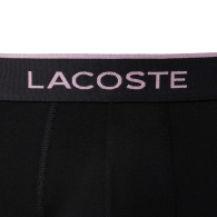 Фирменные мужские трусы транки Lacoste набор 3 шт 1159858561 (Черный XL)