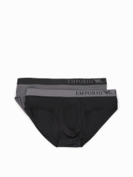 Набір чоловічих трусів Emporio Armani 2 шт 1159859534 (Чорний/Сірий XL)