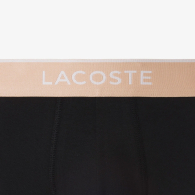Набор мужских трусов Lacoste транки 3 шт 1159861136 (Черный XL)
