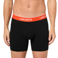 Набор фирменных мужских трусов Lacoste боксеры 5 шт 1159863617 (Черный XL)