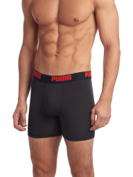 Фирменные мужские трусы боксеры PUMA набор 3 шт 1159864078 (Черный M)