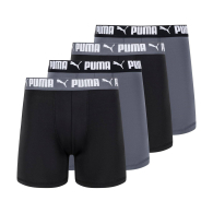 Фирменные мужские трусы боксеры PUMA набор 1159865132 (Черный/Серый M)