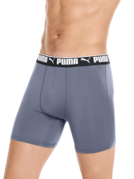 Фирменные мужские трусы боксеры PUMA набор 1159865132 (Черный/Серый M)