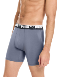 Фирменные мужские трусы боксеры PUMA набор 1159865132 (Черный/Серый M)