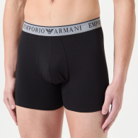 Набор мужских трусов Emporio Armani боксеры 2шт 1159865390 (Черный/Белый XL)