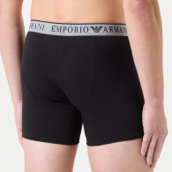 Набір чоловічих трусів Emporio Armani боксери 2шт 1159865390 (Чорний/Білий XL)