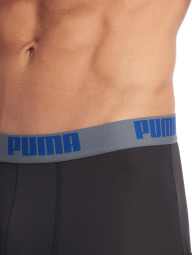 Фірмові чоловічі труси боксери PUMA набір 3 шт. 1159903275 (Чорний/Сірий M)