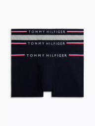 Набір чоловічих трусів Tommy Hilfiger транки 3 шт. 1162945292 (Синій/Сірий M)