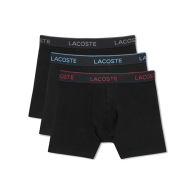Набор мужских трусов Lacoste боксеры 3 шт 1163184813 (Черный XXL)