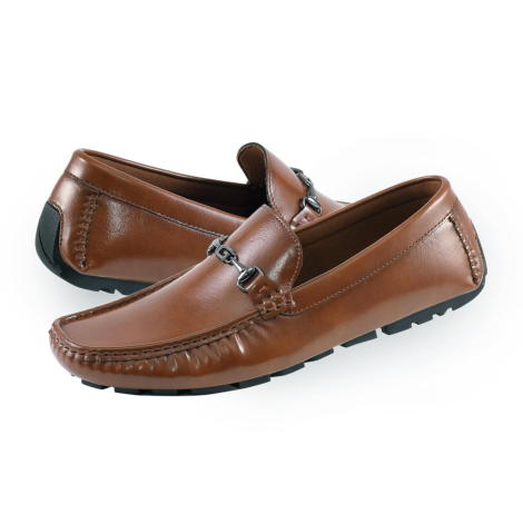 Мужские лоферы GUESS с пряжкой 41 (8 US) 26,5 см Коричневый 1159848766