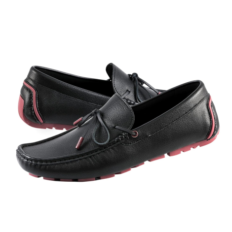 Мужские лоферы GUESS из экокожи 41,5 (8,5 US) 26 см Черный 1159859128