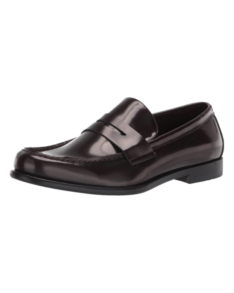 Мужские кожаные лоферы Crispo Calvin Klein 46 (12 US) 31 см Коричневый 1159863237