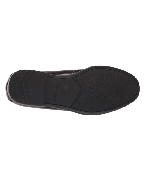 Мужские кожаные лоферы Crispo Calvin Klein 46 (12 US) 31 см Коричневый 1159863237