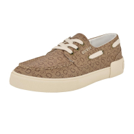 Мужские кеды-лоферы SILZON GUESS на шнуровке 42,5 (9,5 US) 28 см Коричневый 1159846114