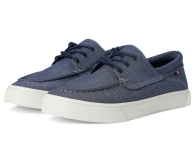 Чоловічі текстильні лофери Tommy Hilfiger на шнурках 41,5 (8,5 US) 27 см Синій 1159848293