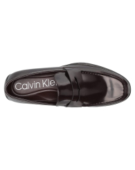 Мужские кожаные лоферы Crispo Calvin Klein 46 (12 US) 31 см Коричневый 1159863237