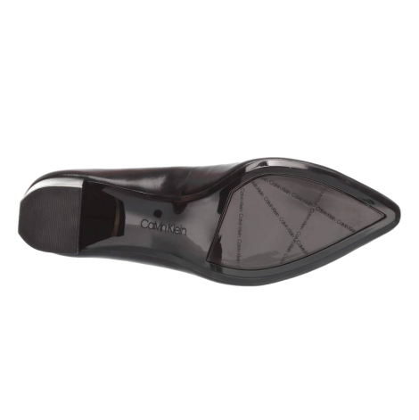 Женские кожаные туфли-лодочки Nita Calvin Klein с острым носком 36,5 (6 US) 23 см Черный 1159840307